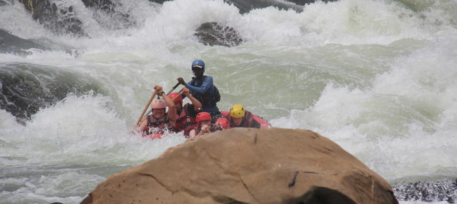 Bujagali Water Falls on the nile Uganda