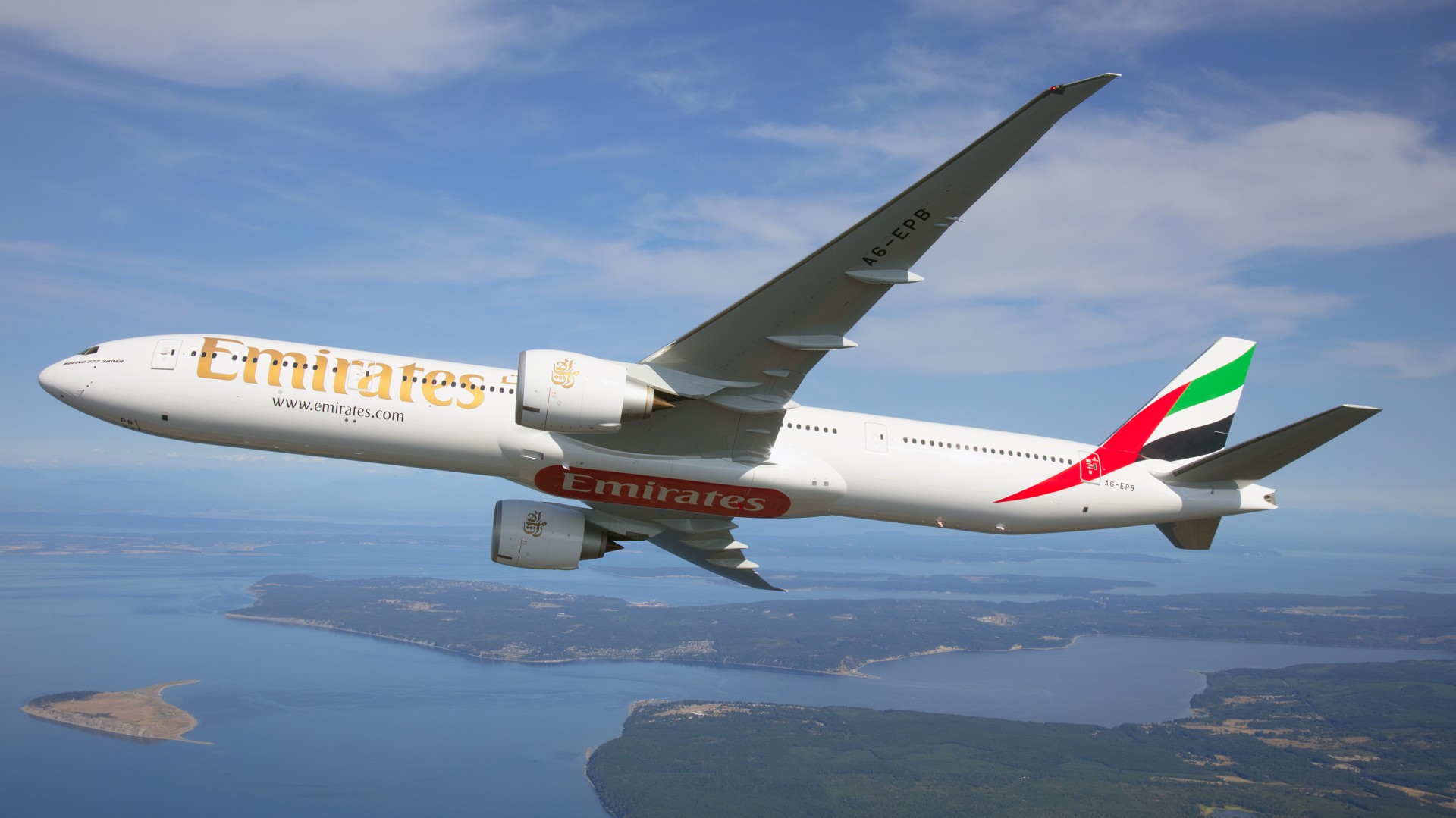 Flying into Africa